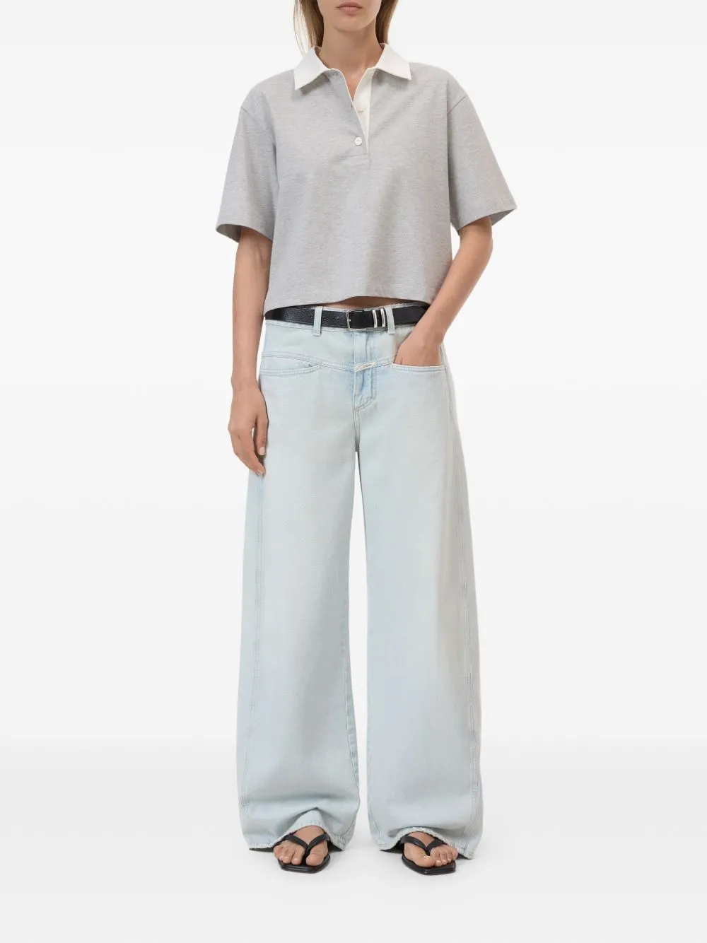 Wide-Leg Denim Jeans sold by Wanan Luxury product image thumbnail 2