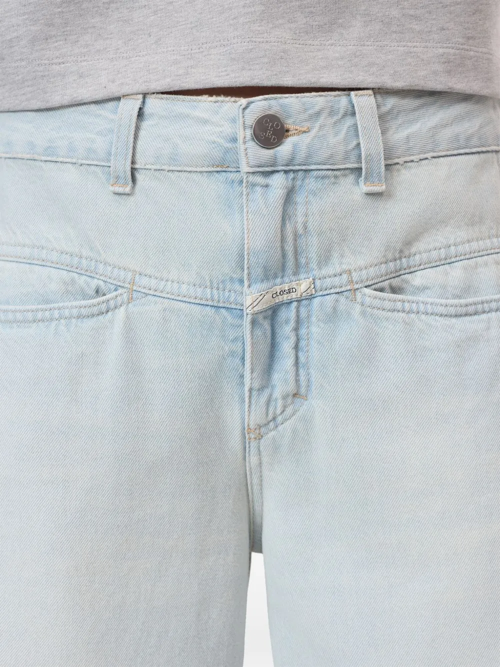 Wide-Leg Denim Jeans sold by Wanan Luxury product image thumbnail 4