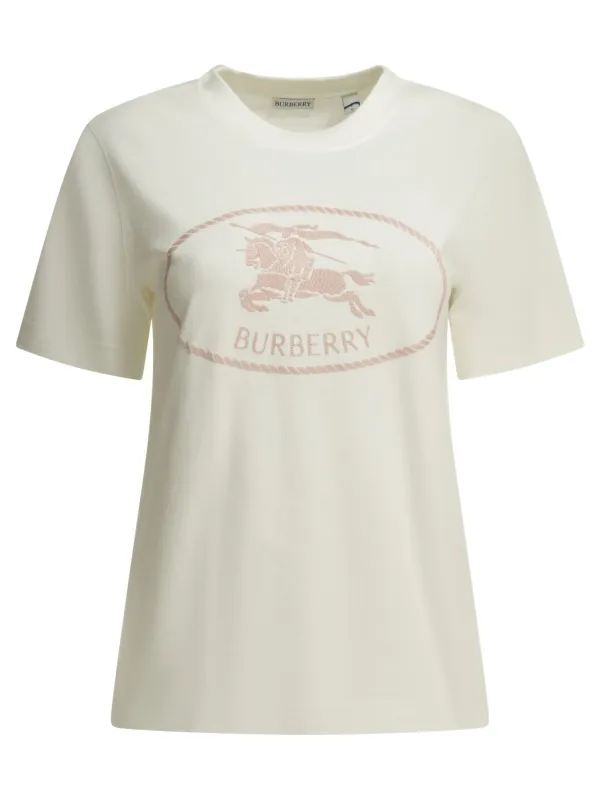 Knight Stamp T-Shirts White made by Burberry