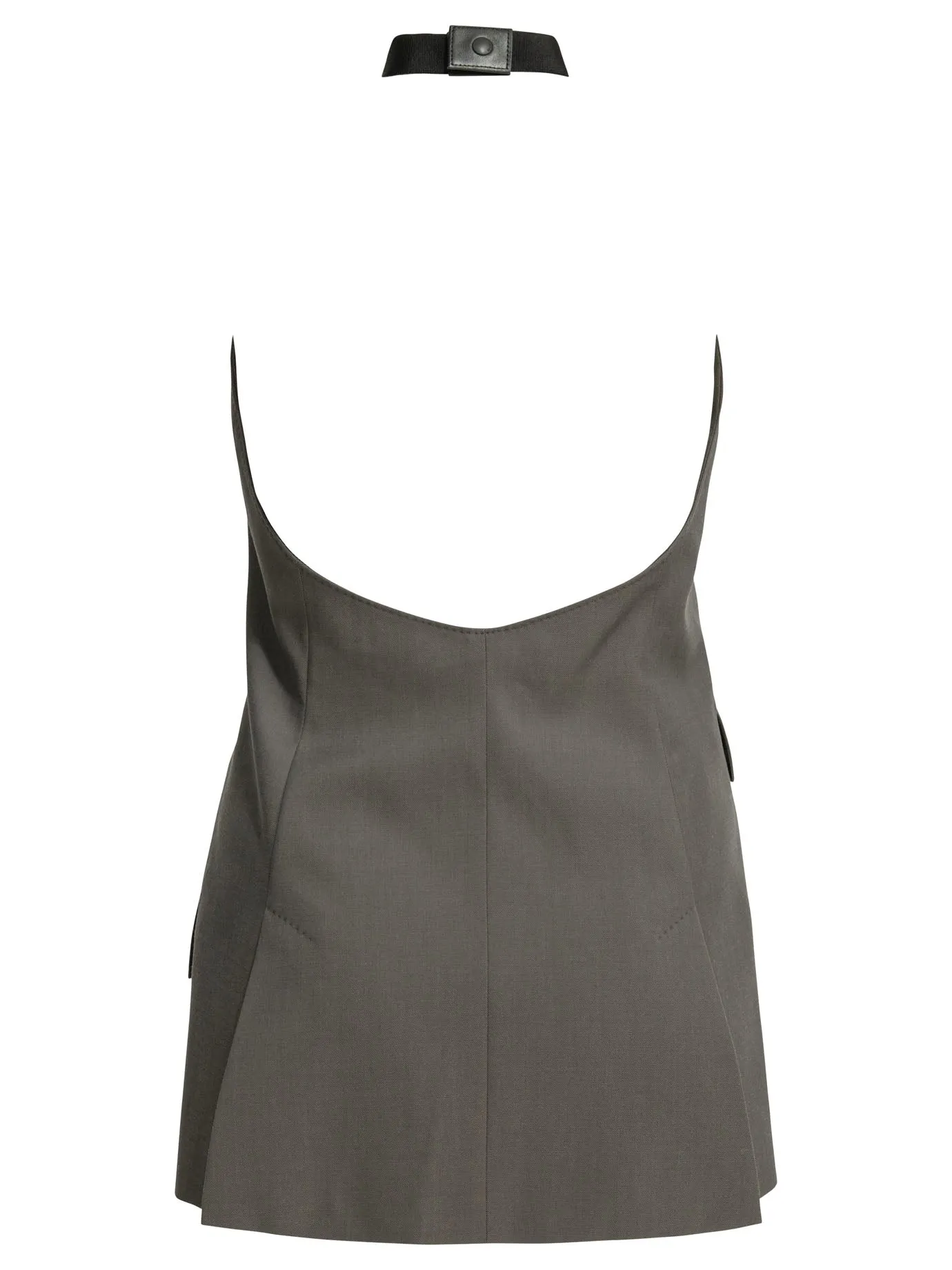 Wool Sleeveless Jacket Jackets And Coats Grey sold by Wanan Luxury product image thumbnail 2