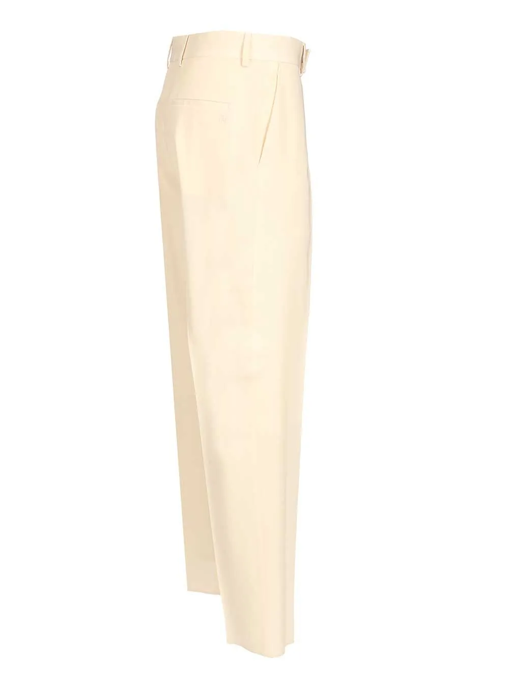 Adv - Look 77 - Straight Leg Gabardine Pants Trousers Beige sold by Wanan Luxury product image thumbnail 3
