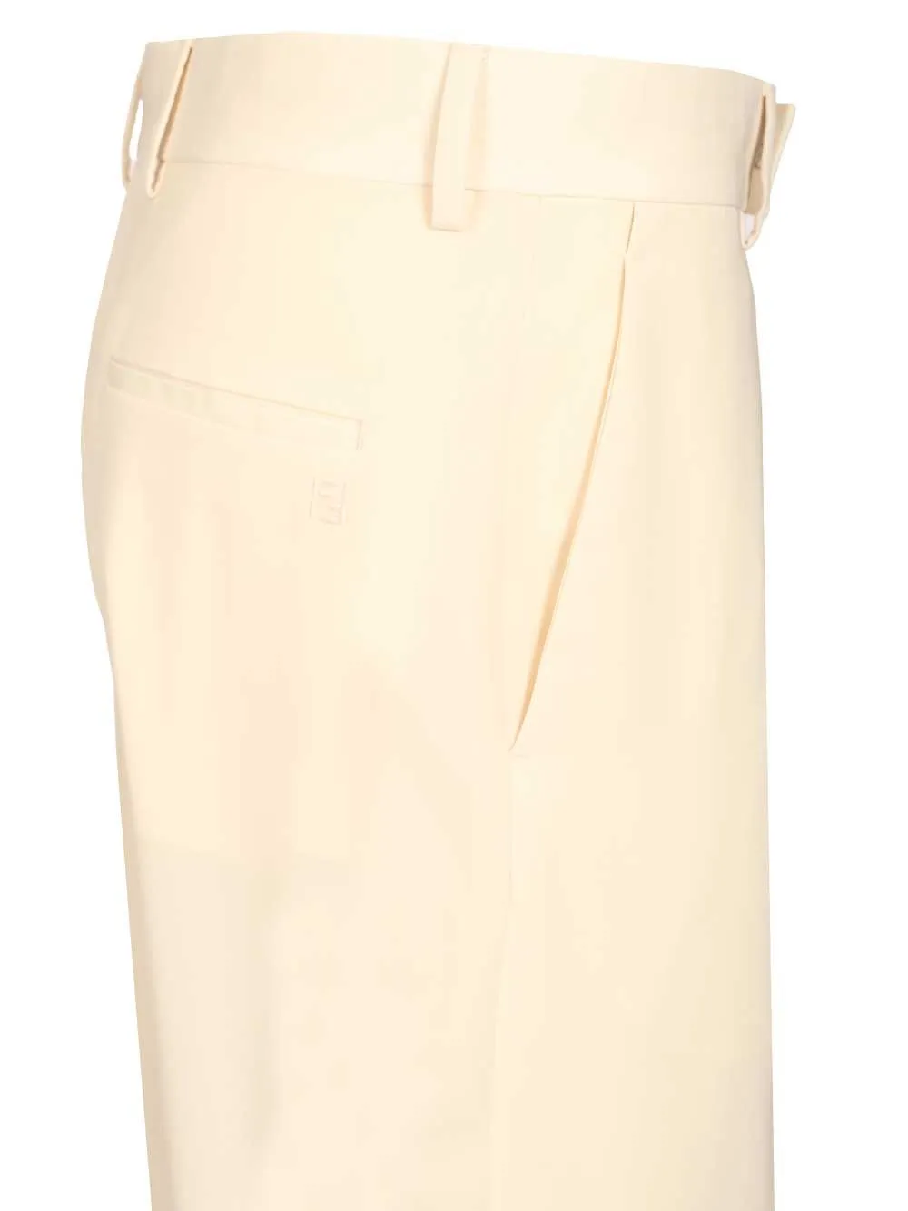 Adv - Look 77 - Straight Leg Gabardine Pants Trousers Beige sold by Wanan Luxury product image thumbnail 4