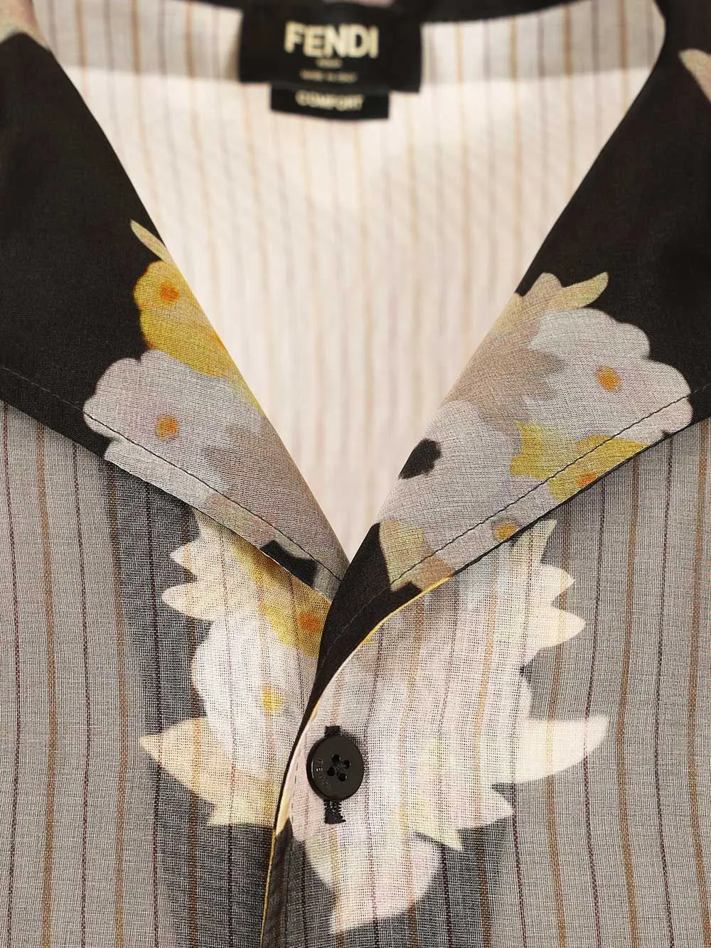 Adv - Look 77 - Organza Flower Print Bouqet Shirt Shirts Multicolor sold by Wanan Luxury product image thumbnail 4