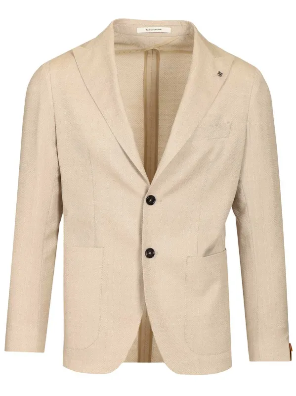 Montecarlo Blazer Jackets Beige made by Tagliatore
