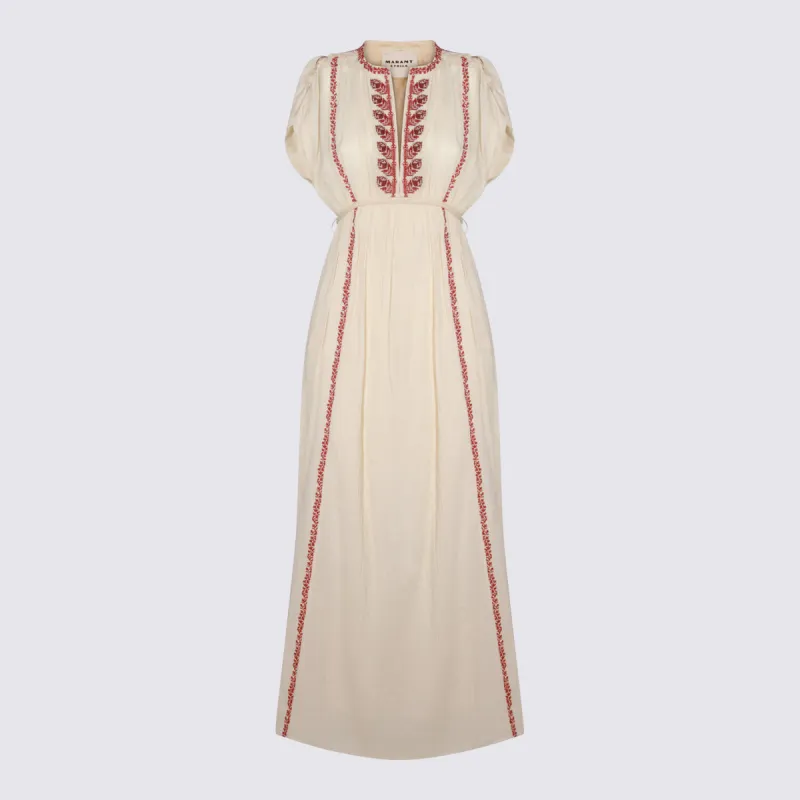 Dresses Beige/Red made by Wanan Luxury