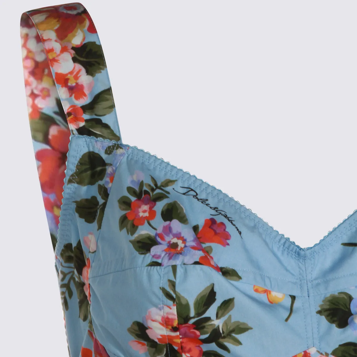 Dresses Fiori F.Do Celeste sold by Wanan Luxury product image thumbnail 3