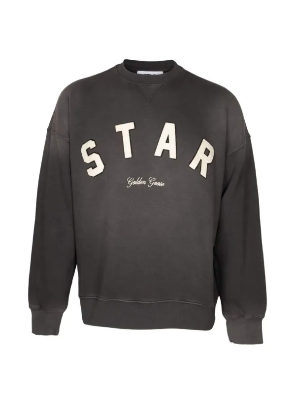 Logo Cotton Sweatshirt made by Golden Goose