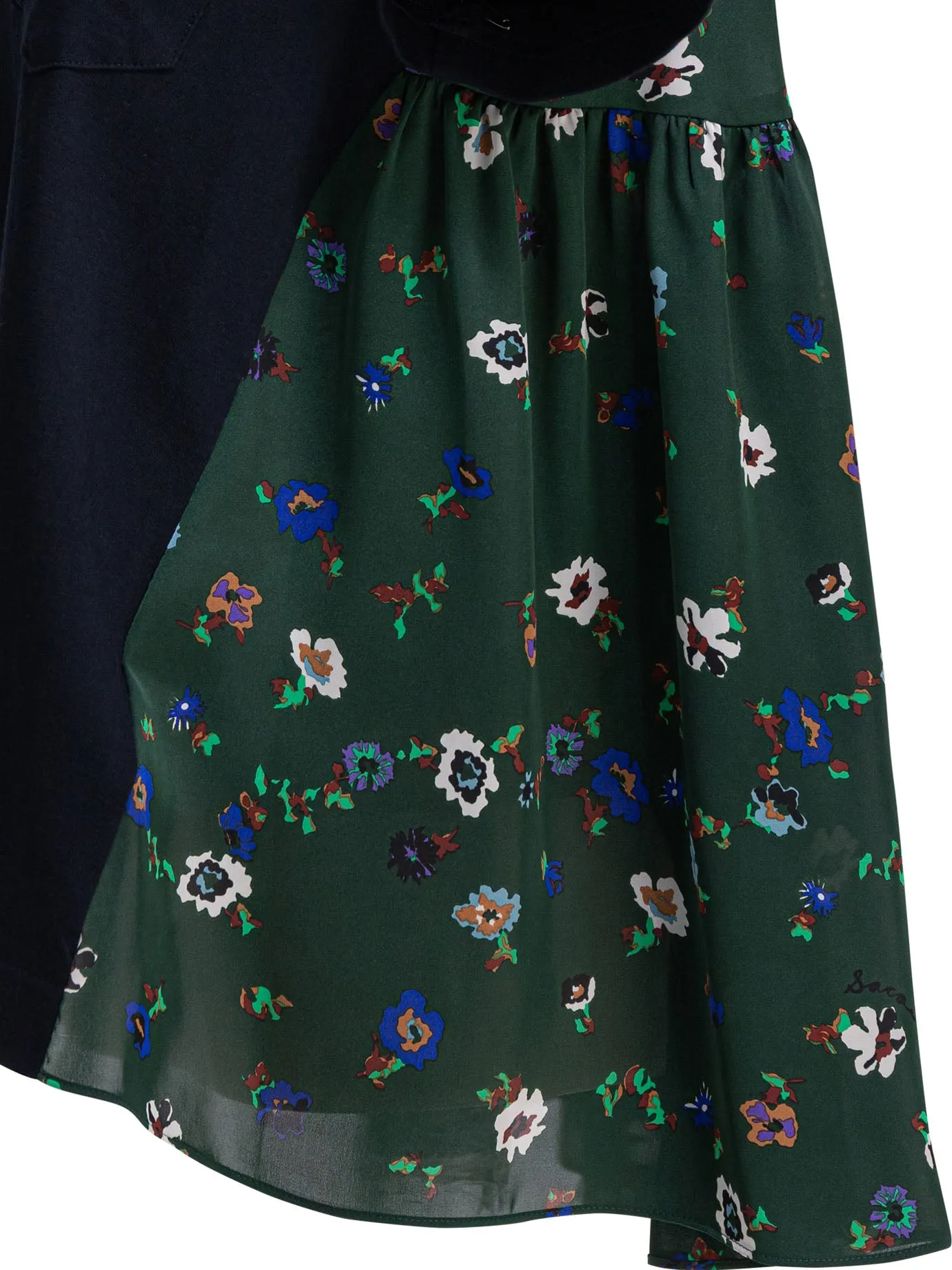 Floral Crewneck T-Shirt T-Shirts Blue sold by Wanan Luxury product image thumbnail 4