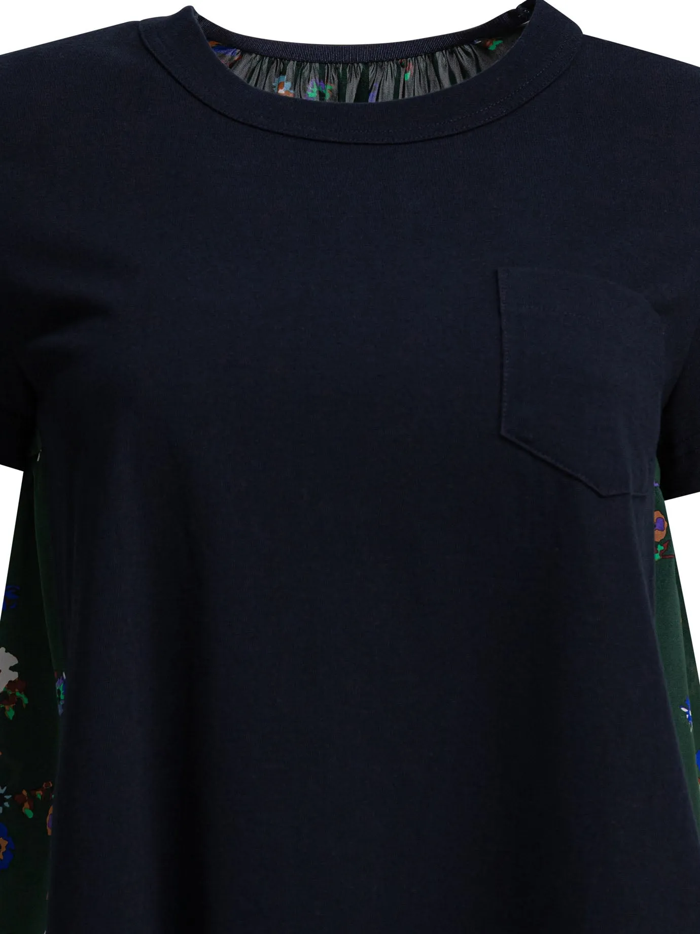 Floral Crewneck T-Shirt T-Shirts Blue sold by Wanan Luxury product image thumbnail 3