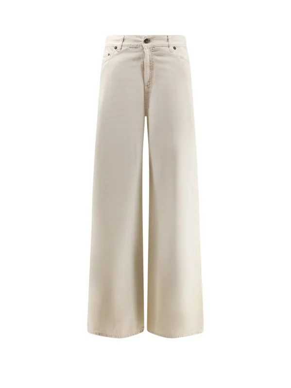 Cotton Blend Trousers made by Golden Goose