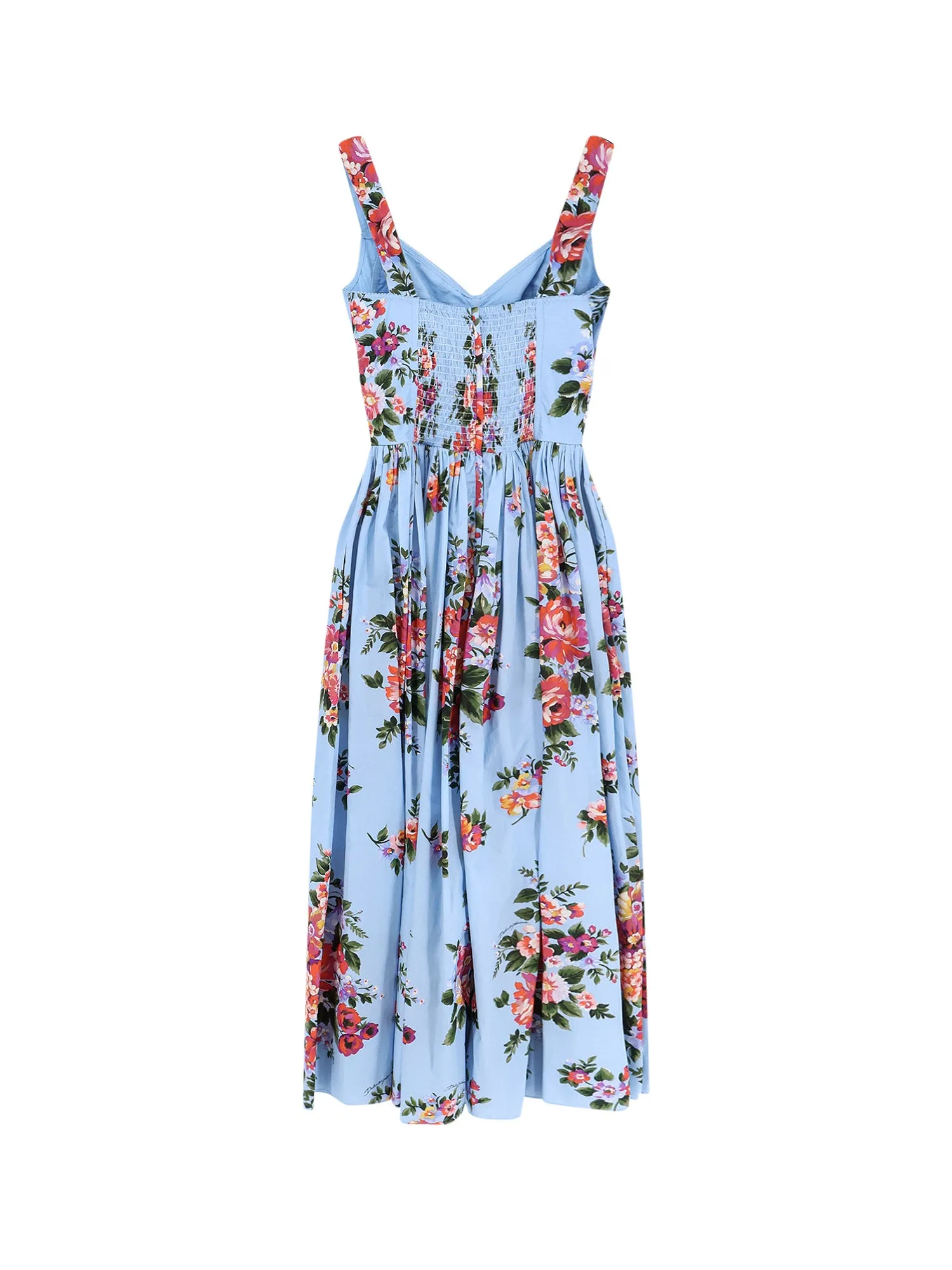 Cotton Dress With Bouquet Flowers Print sold by Wanan Luxury product image thumbnail 2