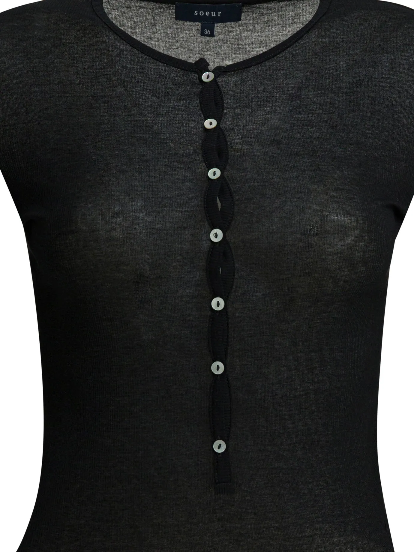 Cotton T-Shirt T-Shirts Black sold by Wanan Luxury product image thumbnail 3