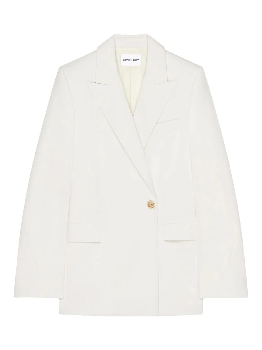 Double-Breasted Wool And Mohair Cocoon Jacket sold by Wanan Luxury