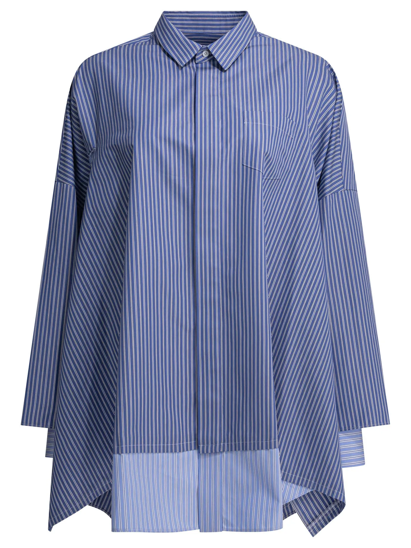 Casual Striped Shirt Shirts Light Blue sold by Wanan Luxury
