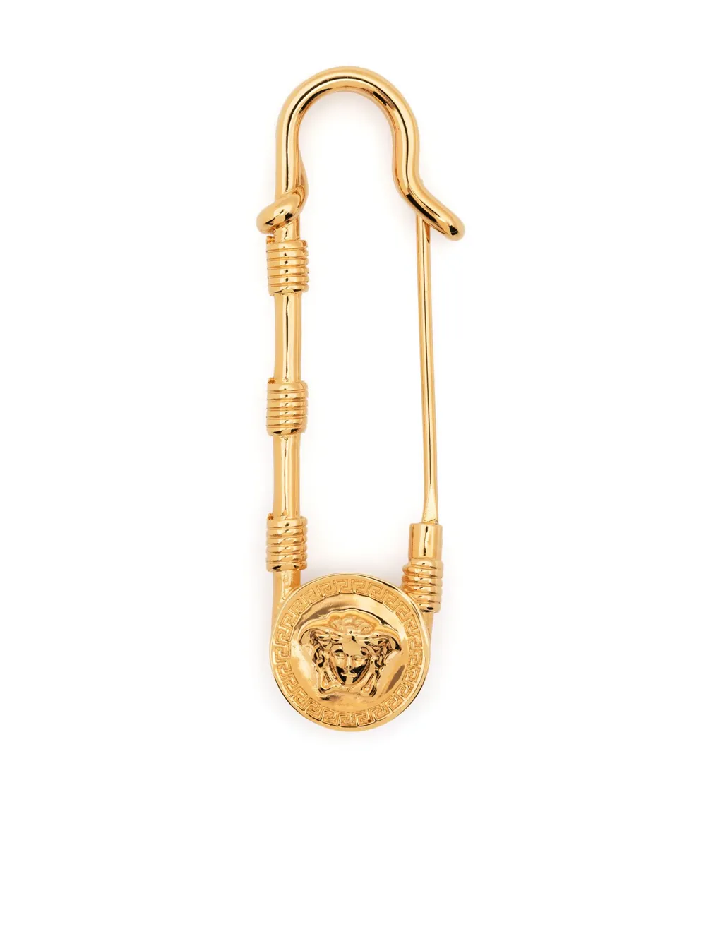 Safety-Pin Medusa Brooch sold by Wanan Luxury