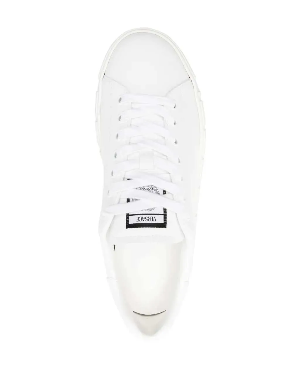 Greca Print Leather Sneakers sold by Wanan Luxury product image thumbnail 4