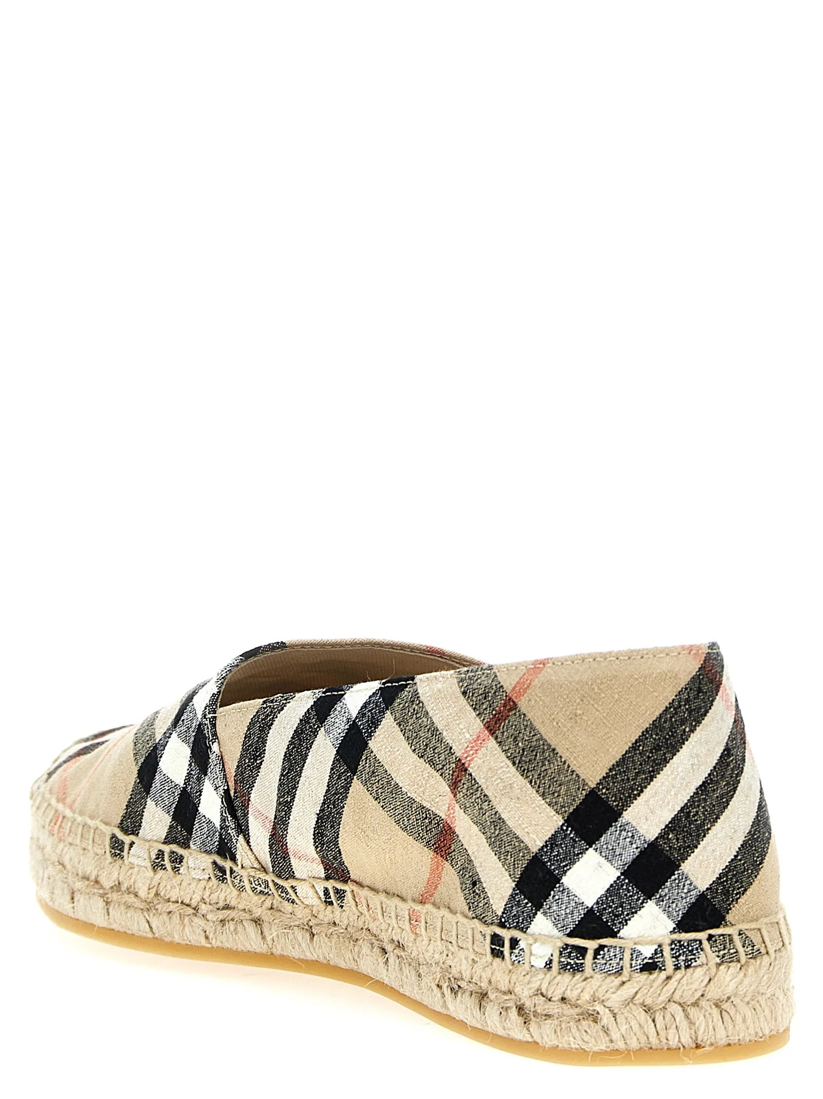 Check Espadrilles Flat Shoes Beige sold by Wanan Luxury product image thumbnail 3