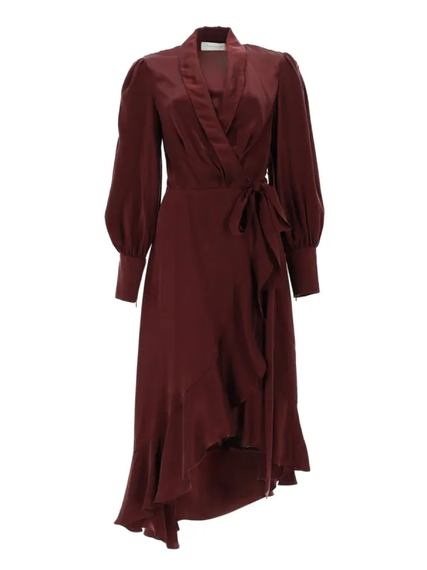 Midi Dress In Silk made by Zimmermann