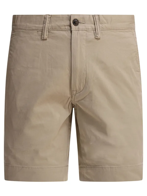 Straight Fit Stretch Chino Shorts Beige made by Polo by Ralph Lauren