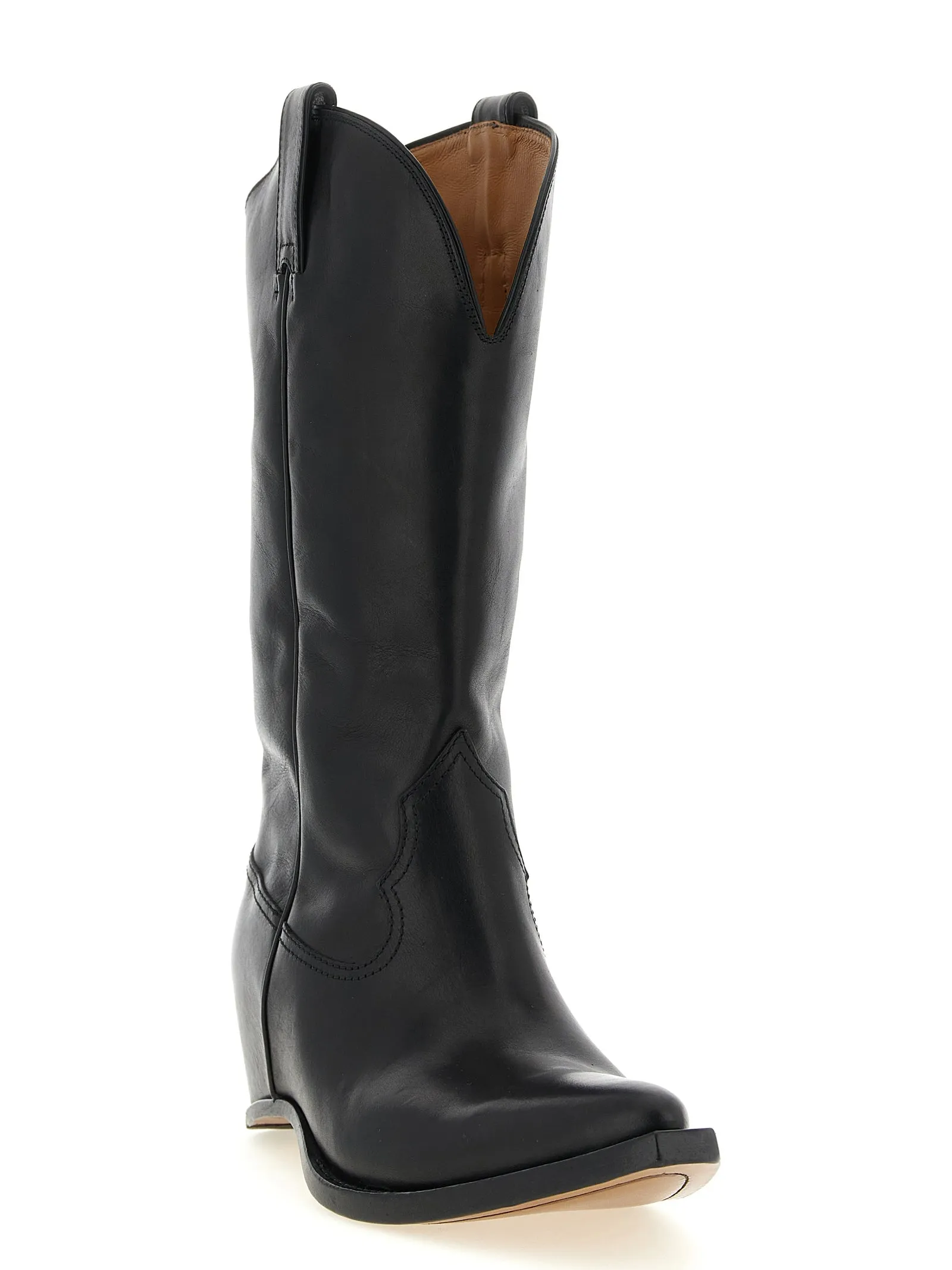 Heel-Less Boots And Ankle Boots Black sold by Wanan Luxury product image thumbnail 2