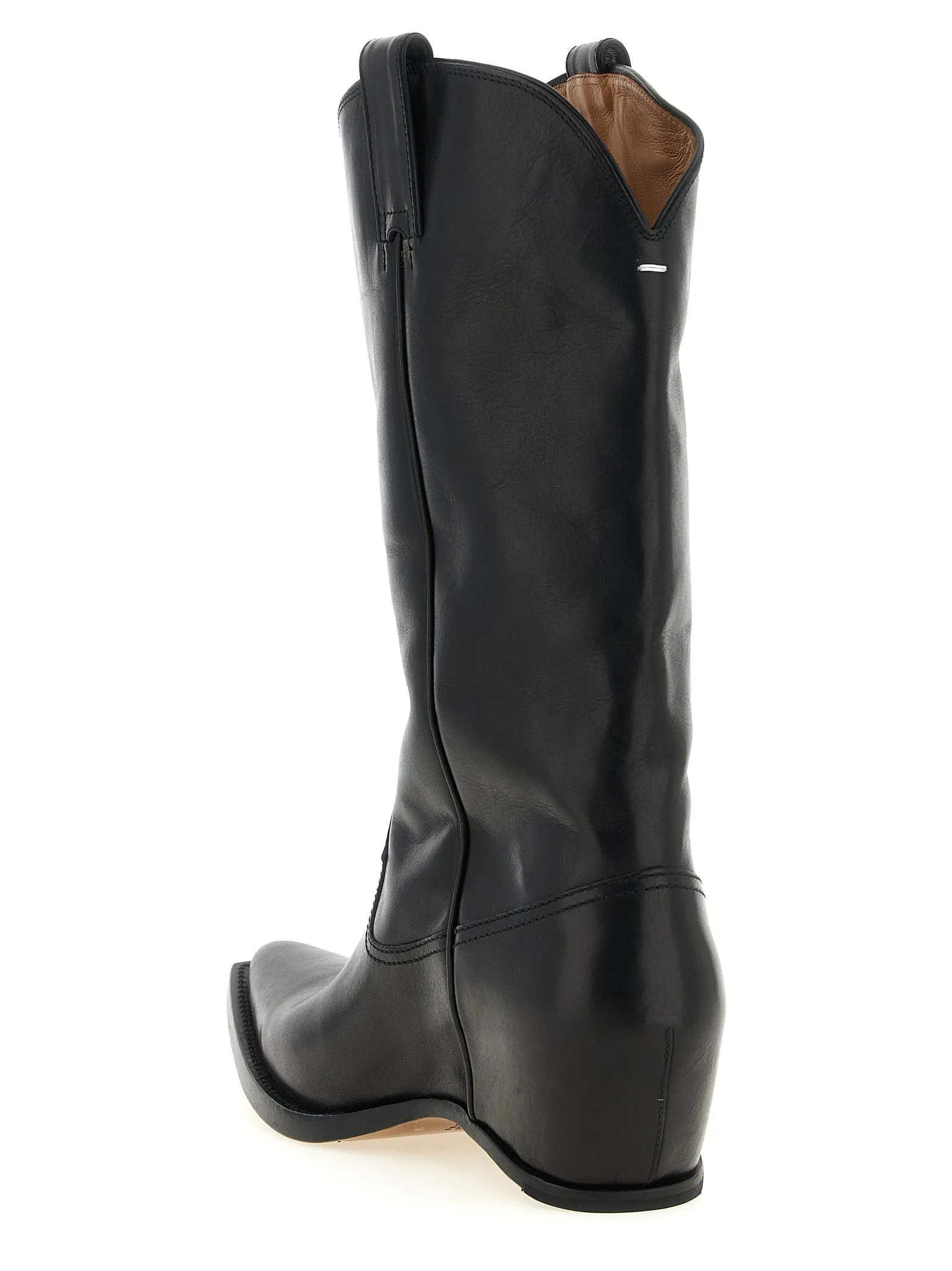 Heel-Less Boots And Ankle Boots Black sold by Wanan Luxury product image thumbnail 3