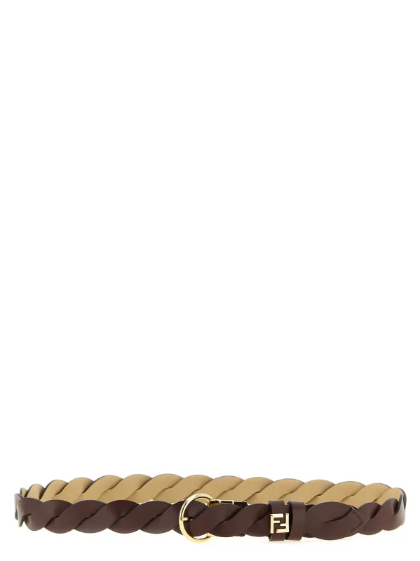 Ff Reversible Belt Belts Multicolor made by Fendi