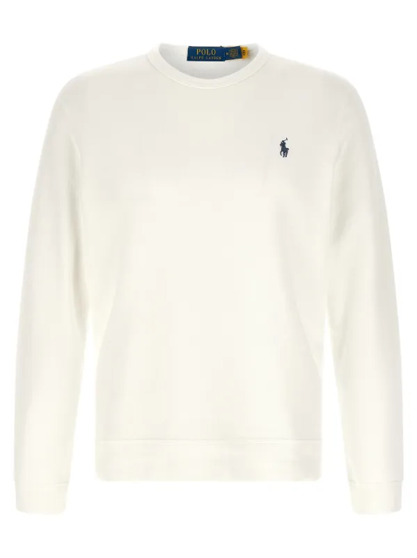 Loopback Cotton Sweatshirt White made by Polo by Ralph Lauren