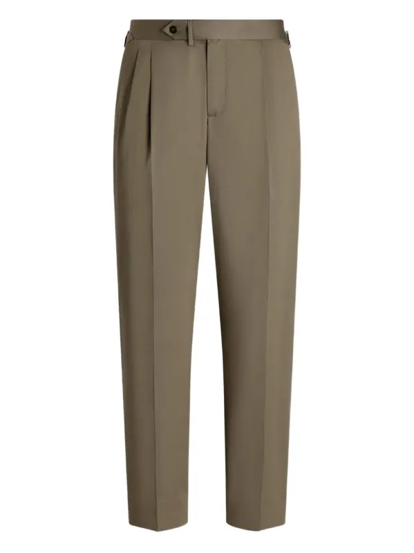 Straight-Leg Pleated Trousers made by Dolce & Gabanna