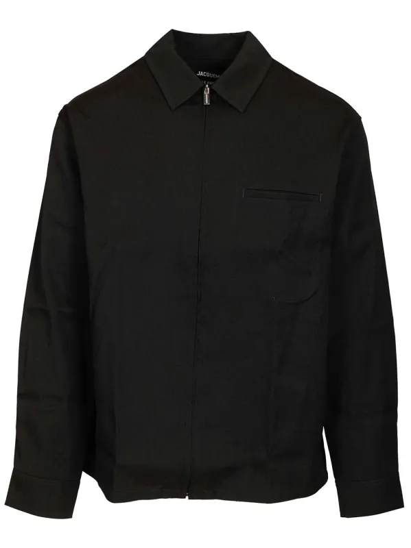 Mecano Shirt Shirts Black made by Jacquemus