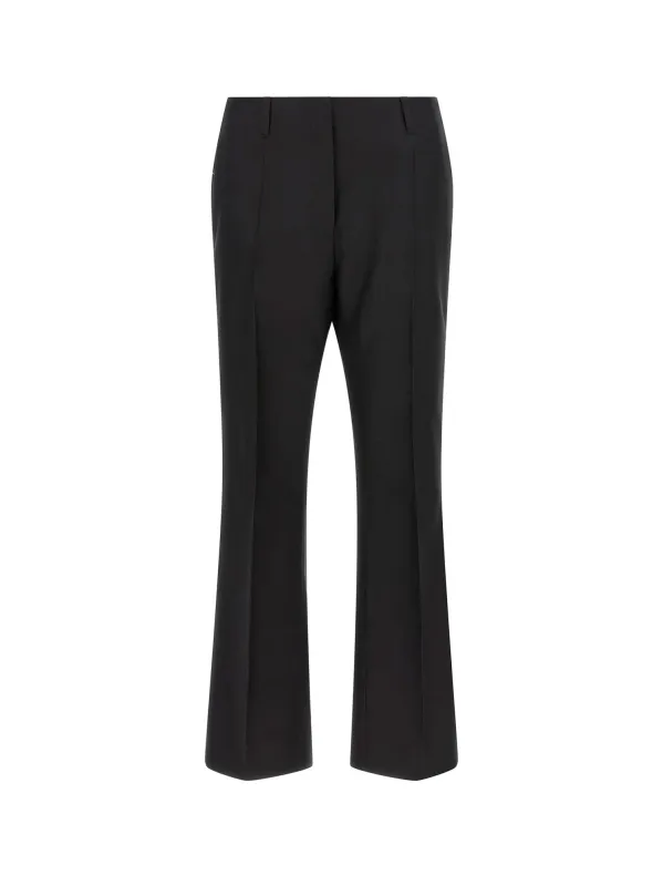 Paloma Wool And Silk Trousers made by Dries Van Noten
