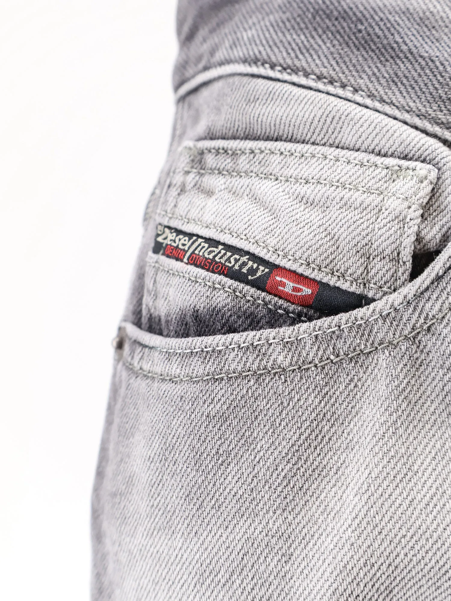 D-Sent Grey Denim Jeans sold by Wanan Luxury product image thumbnail 3
