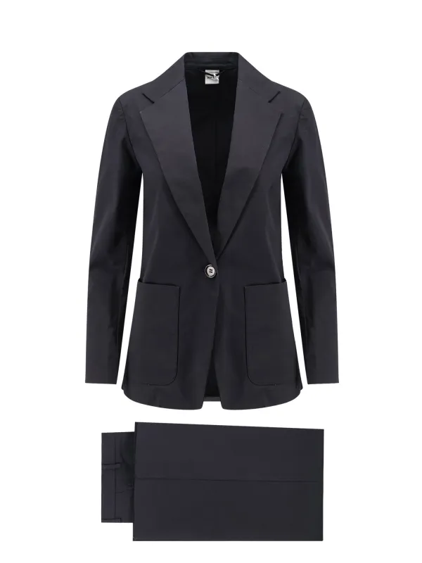 Stretch Cotton Suit made by Aspesi