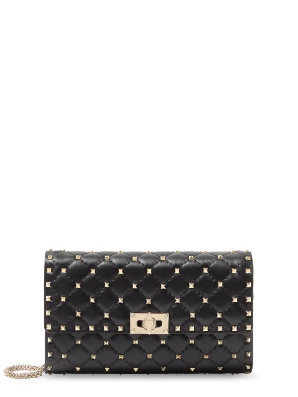 Rockstud Spike Leather Crossbody Bag With Iconic All-Over Studs made by Valentino Garavani