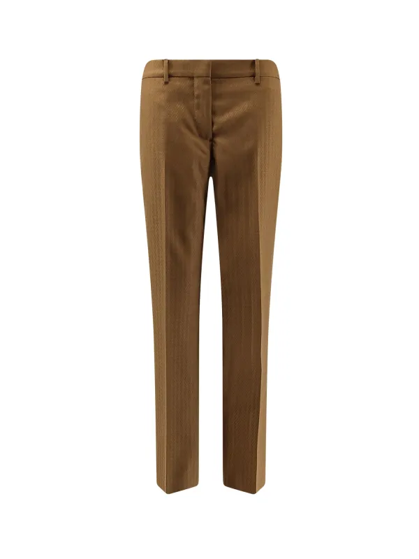 Shelley Wool And Mohair Trousers made by Burberry