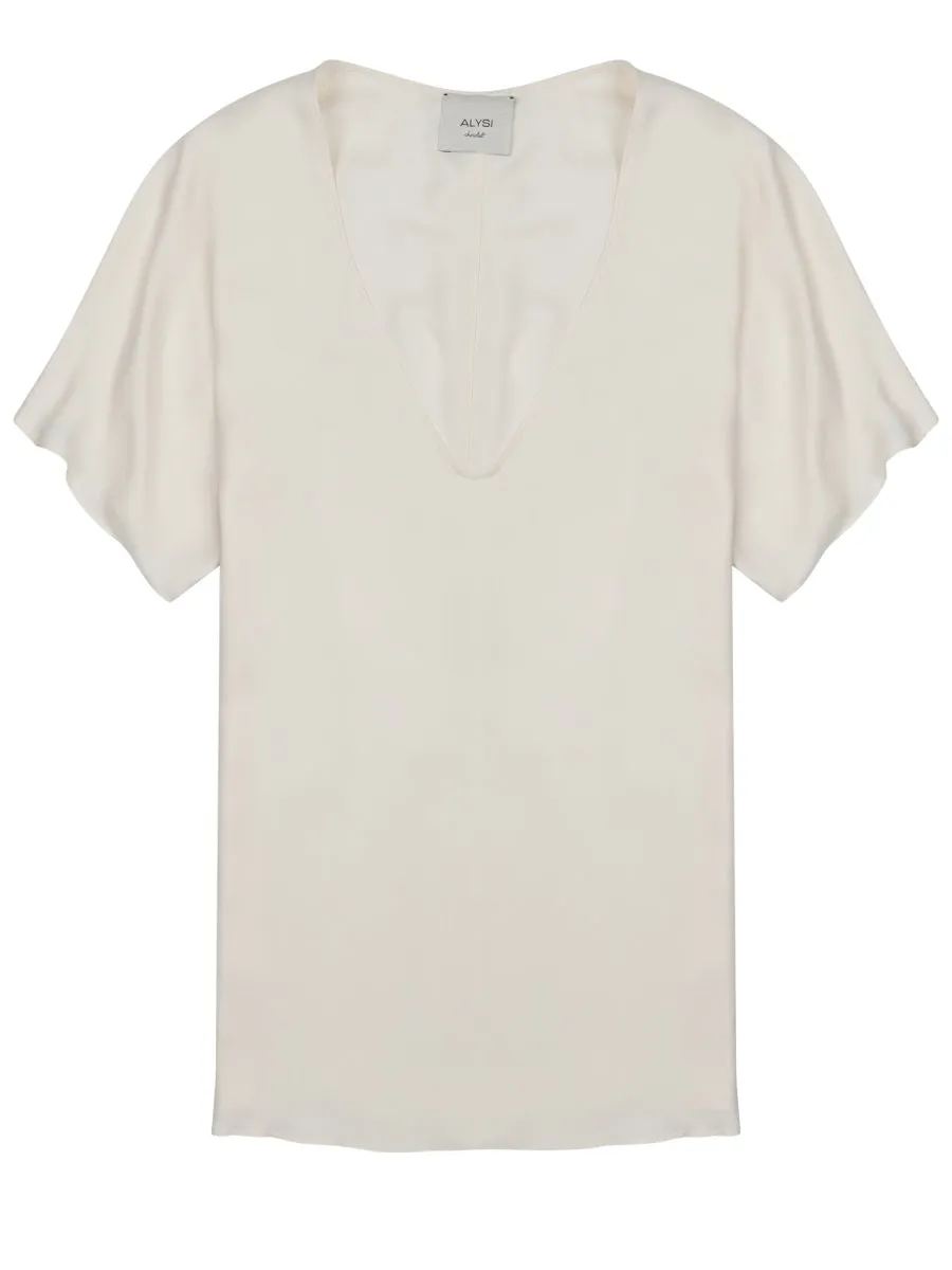 Blusa In Twill Di Seta sold by Wanan Luxury