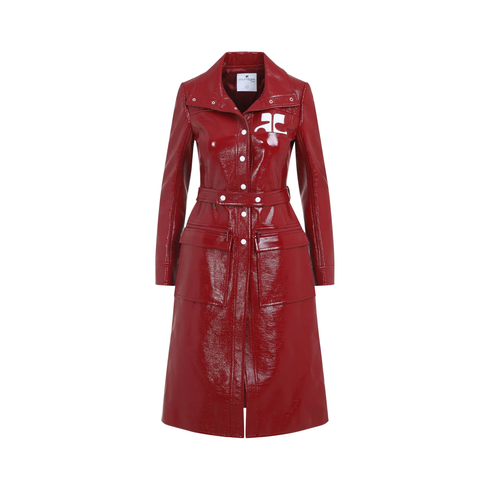 Trench & Raincoat Red sold by Wanan Luxury