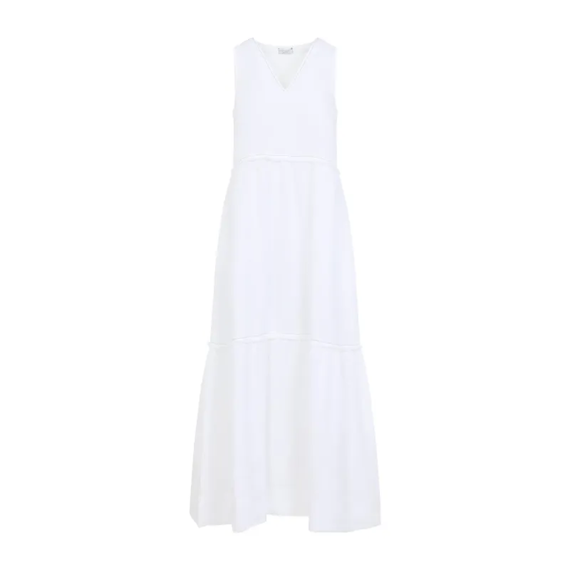 Long Dresses White made by Wanan Luxury