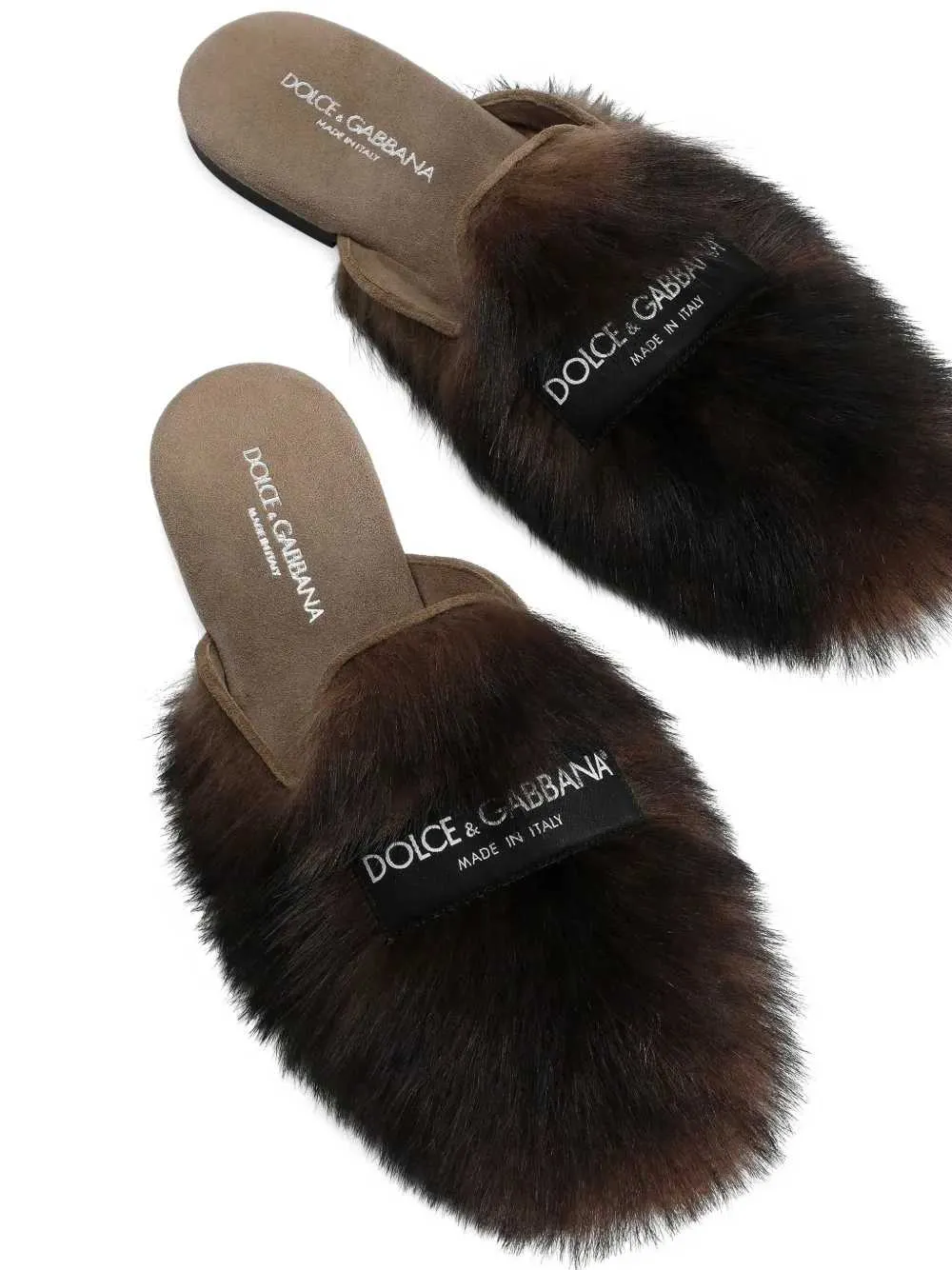 Suede And Shearling Slippers sold by Wanan Luxury product image thumbnail 4