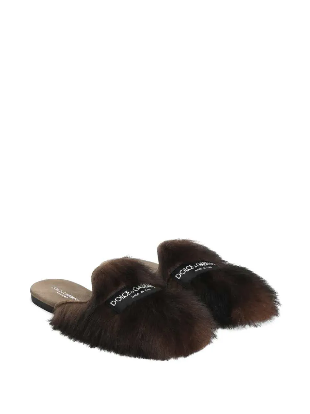 Suede And Shearling Slippers sold by Wanan Luxury product image thumbnail 2