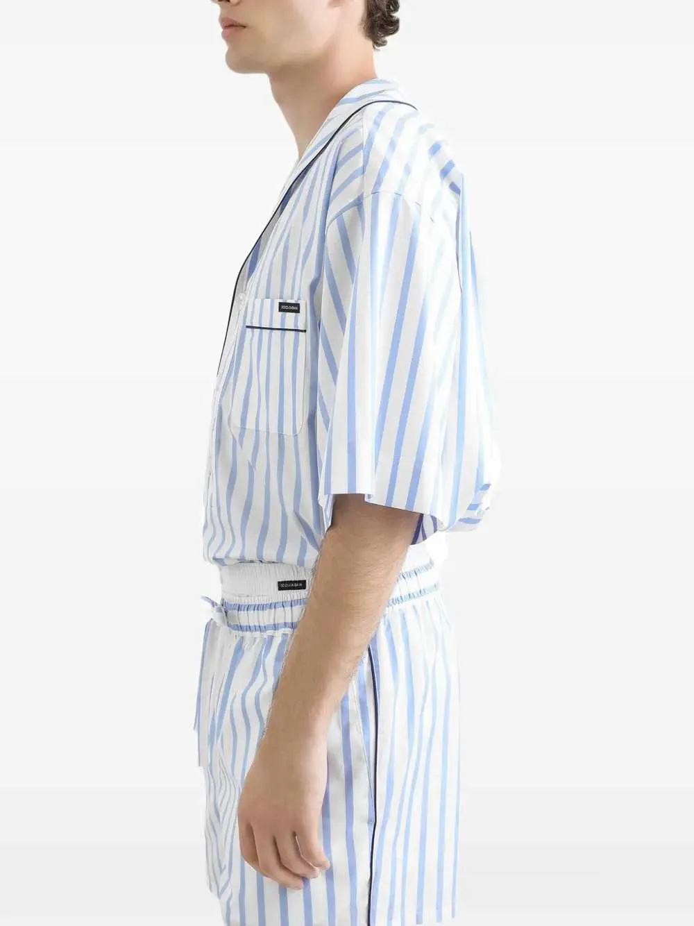 Striped Shirt With Applique sold by Wanan Luxury product image thumbnail 3
