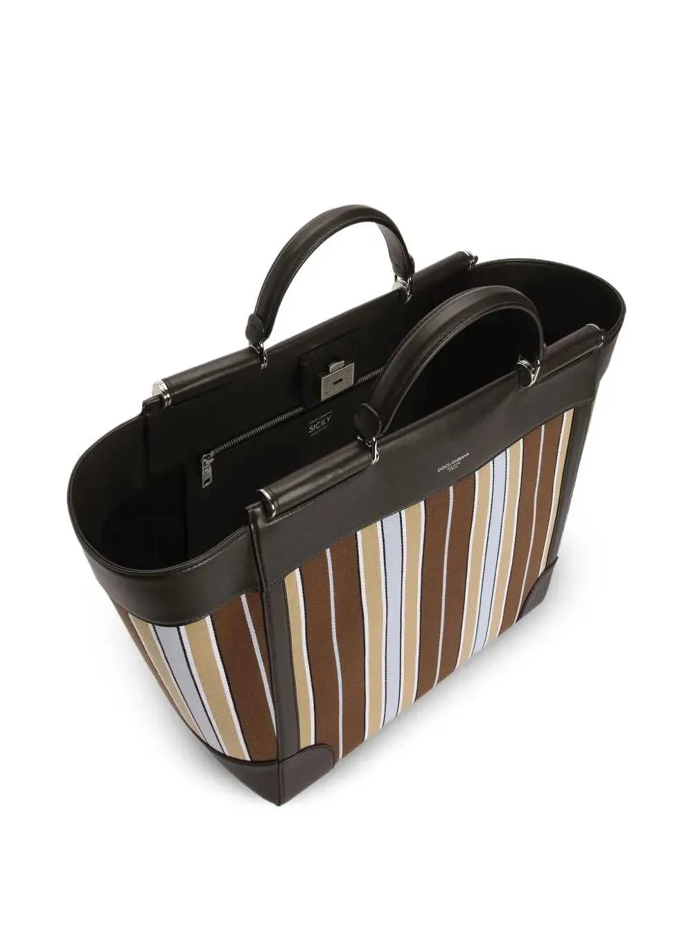 Sicily Jacquard Tote Bag sold by Wanan Luxury product image thumbnail 4