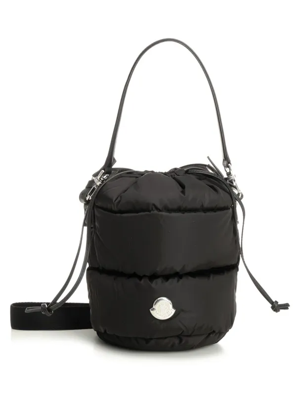 Caradoc Water-Repellent Bucket Bag Crossbody Bags Black made by Moncler