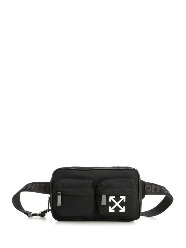 Full Arrow Belt Bag Black - White Belt Bags Black made by Off-White