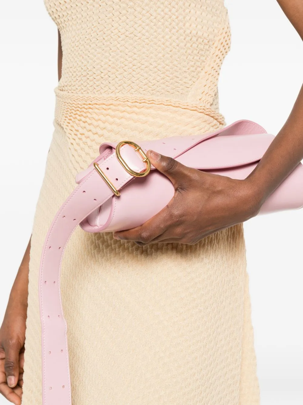 Cannolo Small Leather Shoulder Bag sold by Wanan Luxury product image thumbnail 4