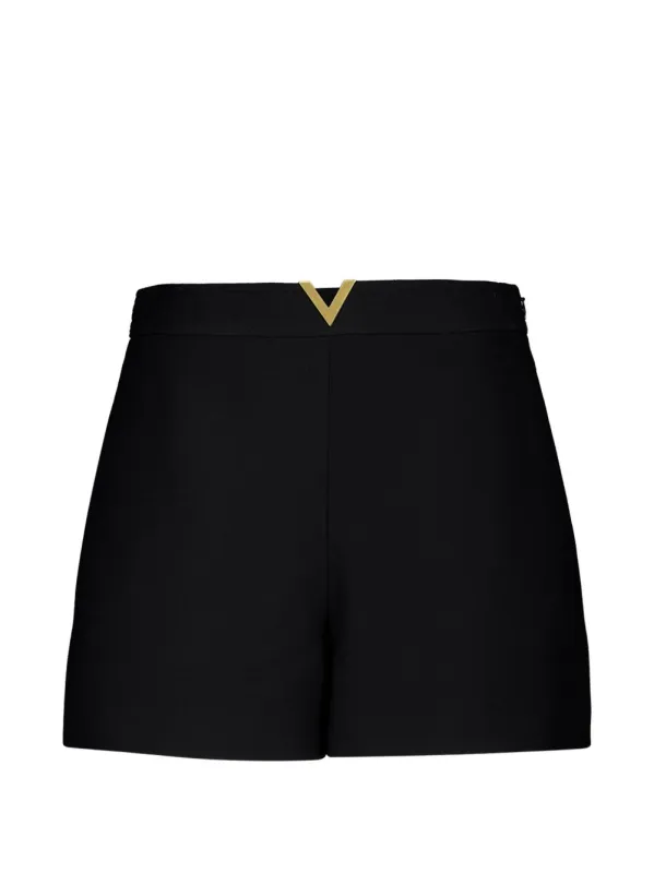 Vlogo Signature Wool And Silk Shorts made by Valentino