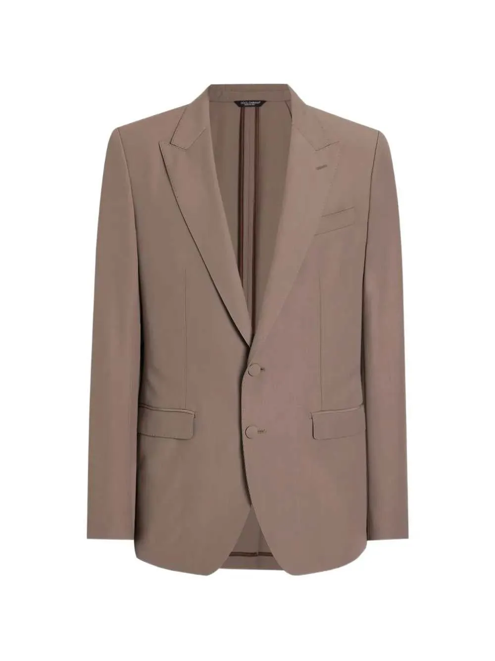Single-Breasted Wool Poplin Jacket sold by Wanan Luxury