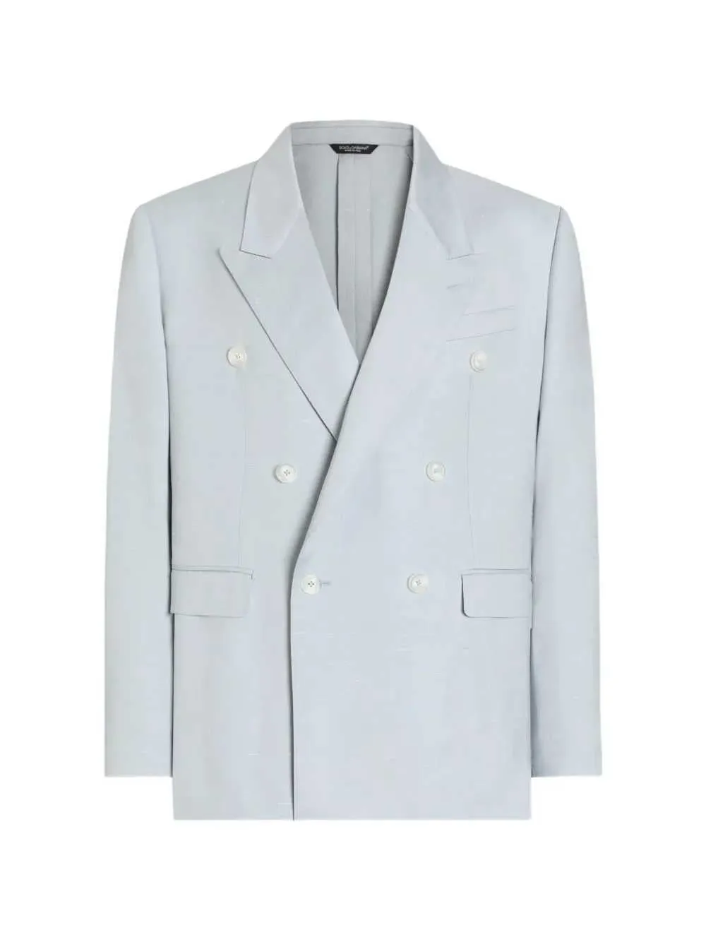 Double-Breasted Viscose Shantung Jacket sold by Wanan Luxury