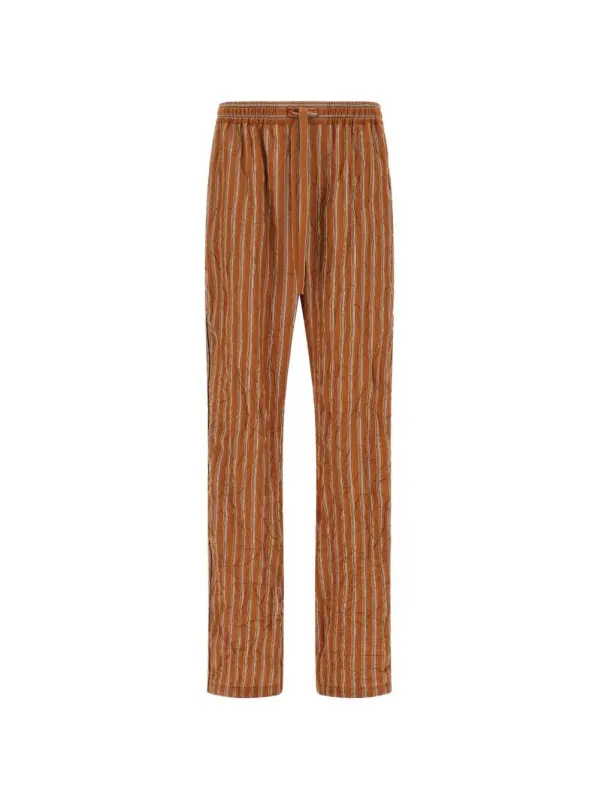 Vanity Straight Striped Pants made by Dolce & Gabanna