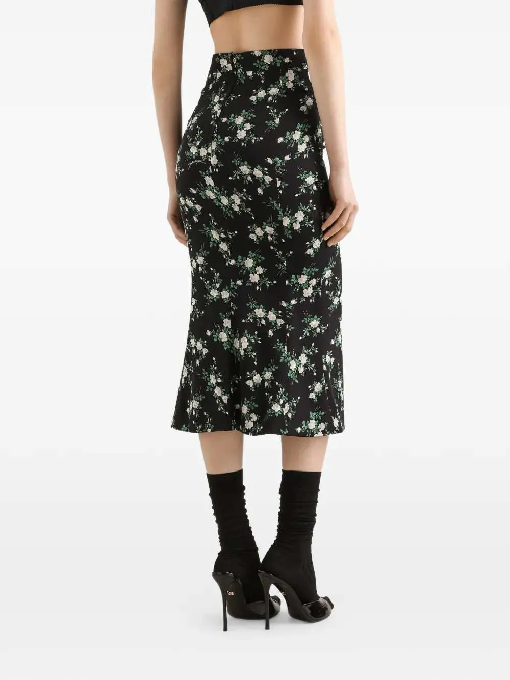 Printed Midi Skirt sold by Wanan Luxury product image thumbnail 3