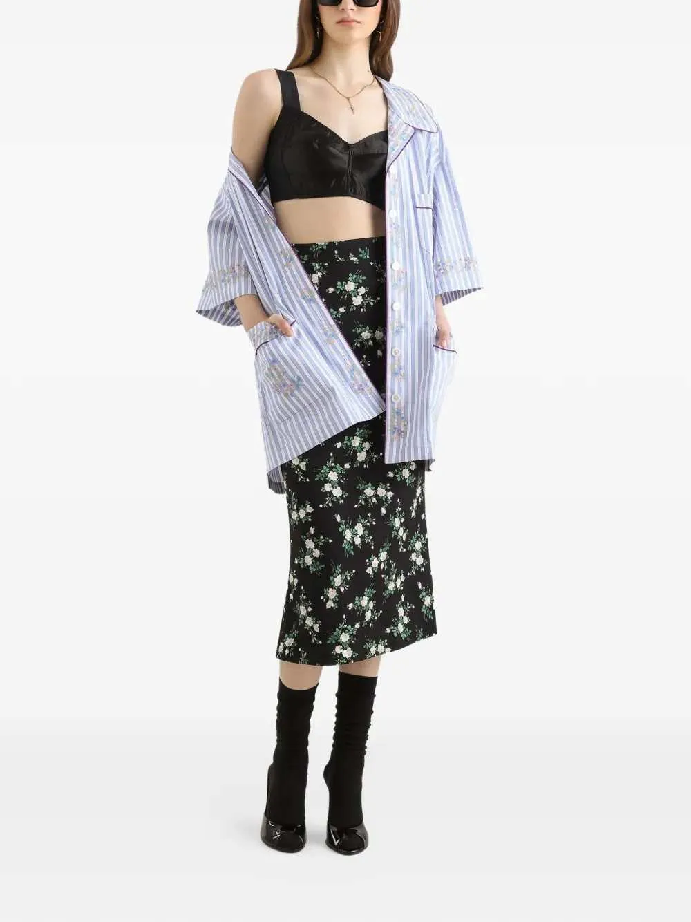 Printed Midi Skirt sold by Wanan Luxury product image thumbnail 2